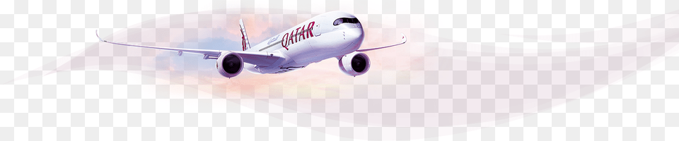 Qatar Airways Aircraft, Flight, Transportation, Vehicle, Airliner Free Transparent Png