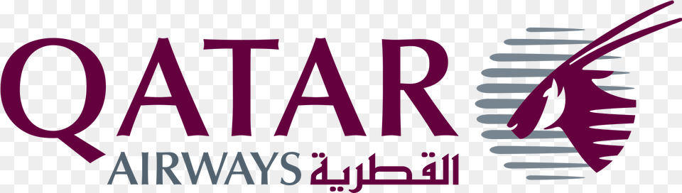 Qatar Airways Logo, Purple, Brush, Device, Person Free Png Download