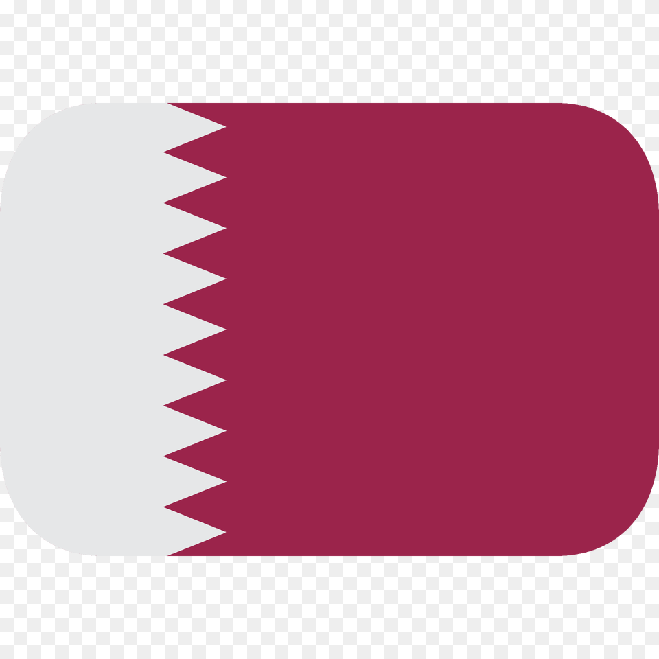 Qatar Flag Emoji Clipart, Sticker Png Image