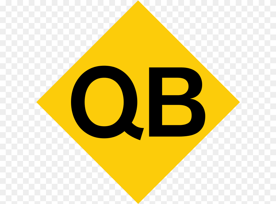 Qb Train Qb Logo, Sign, Symbol, Road Sign Free Png