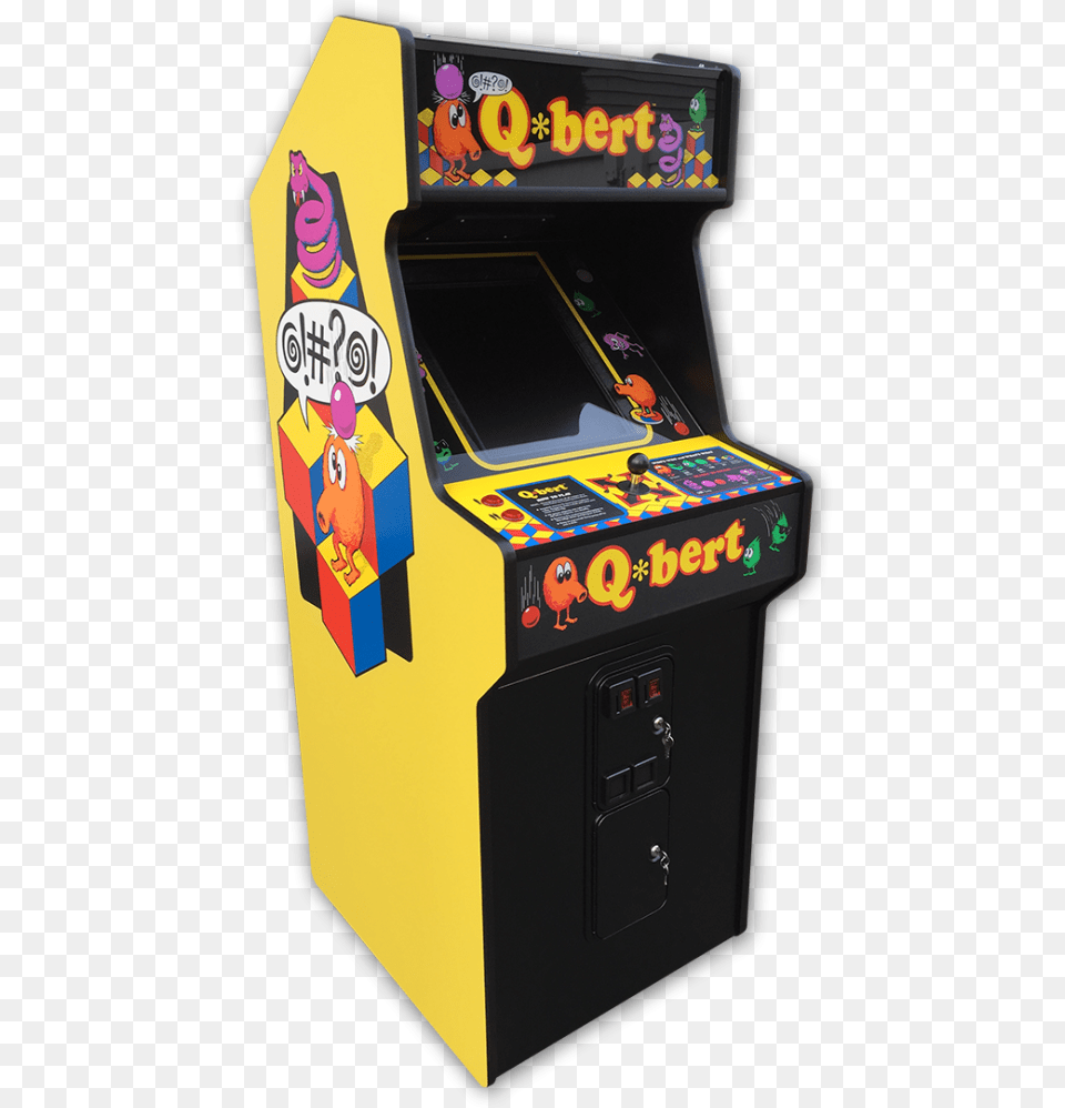 Qbert Qbert Arcade Machine Arcade Inside, Arcade Game Machine, Game Free Transparent Png