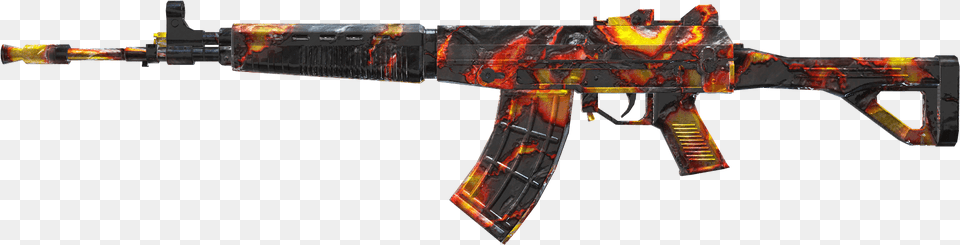 Qbz 03 Volcano Cs Go Ak 47 Bloodsport, Firearm, Gun, Rifle, Weapon Png