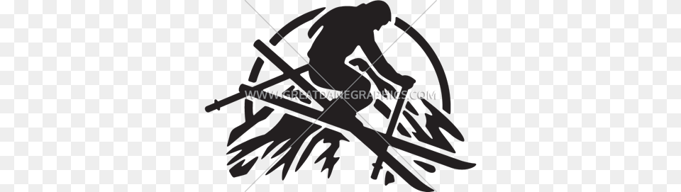 Qe Skier In The Mountains Wallpapers, Bow, Weapon, Head, Person Free Png Download