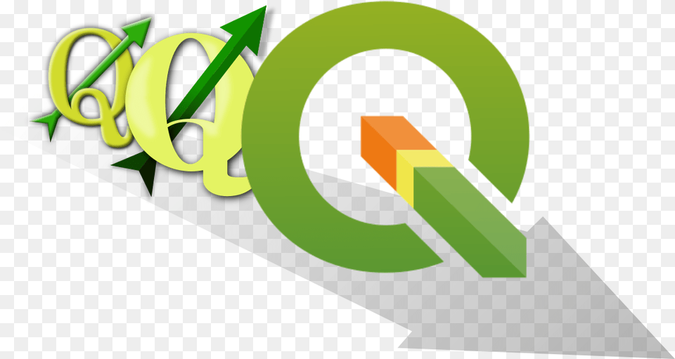Qgis Logo Evolution Qgis Logo, Green Png
