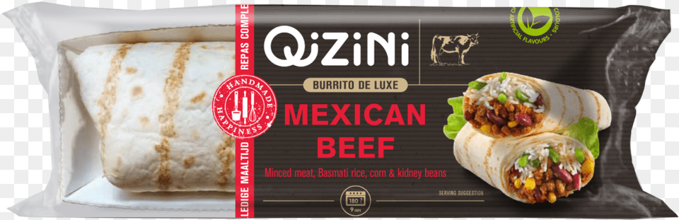 Qizini Burrito Mexican Beef, Food, Sandwich Wrap Png Image