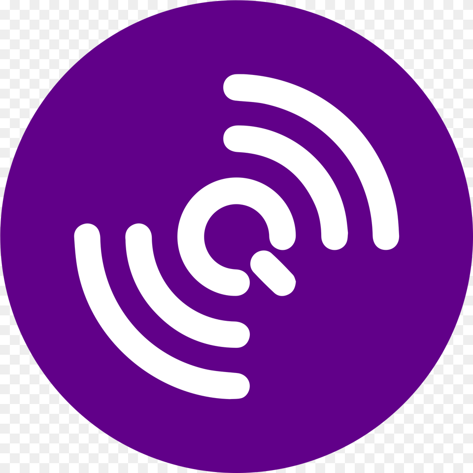 Qlc Chain Logo Ville De Saint Etienne, Purple, Spiral, Disk Free Png Download