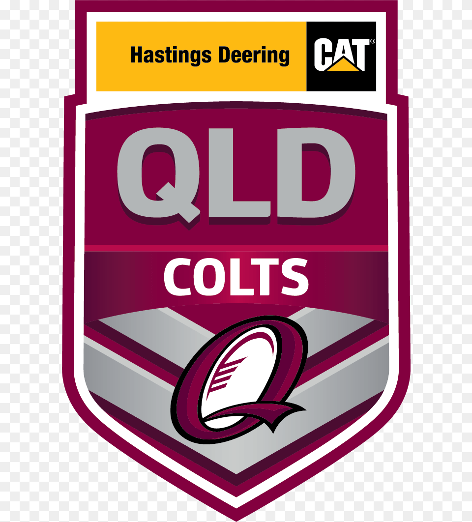 Qld Colts Fc Grad Neg Queensland State Of Origin Team, Logo, Gas Pump, Machine, Pump Free Png