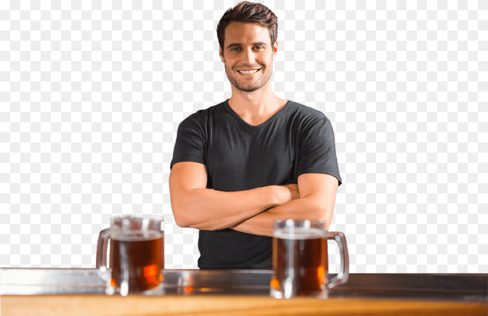 Qld Training Solutions Bartender Bartender, Glass, Alcohol, Beer, Photography Free Transparent Png