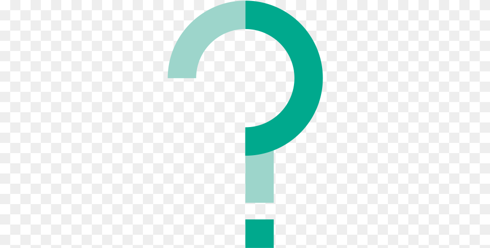 Qmark Blue Green Question Mark Free Transparent Png