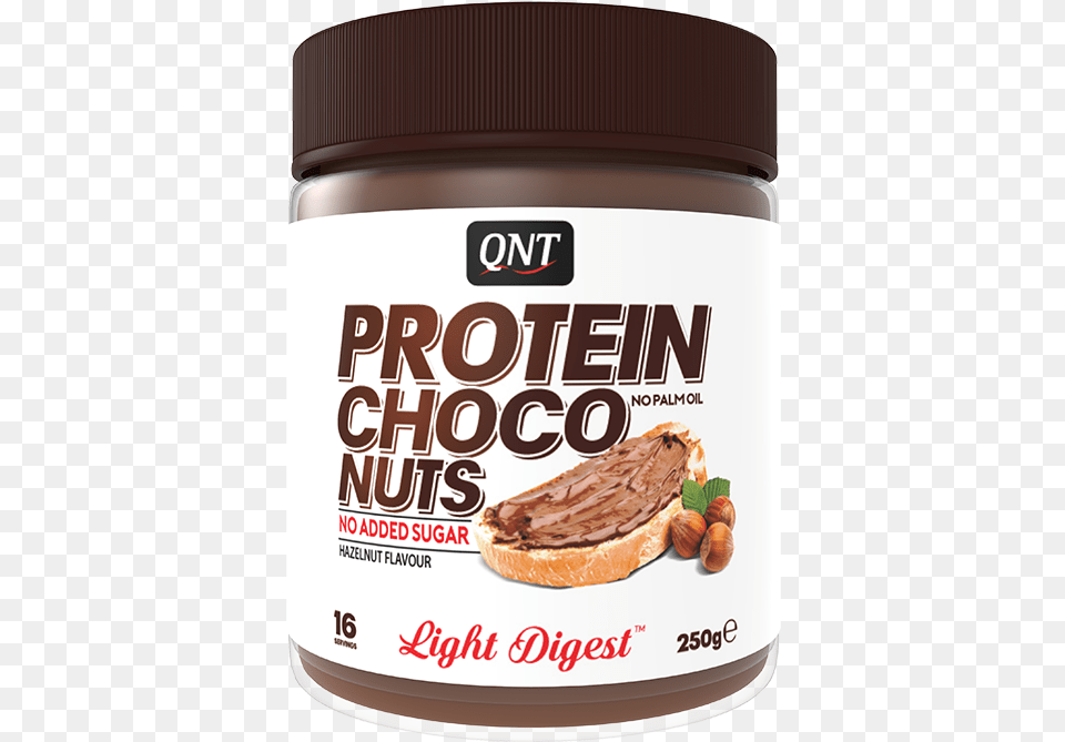 Qnt Direct Protein Spread Chocolatehazelnut 250 G Chocolate Spread, Food, Peanut Butter, Ketchup, Cup Png Image