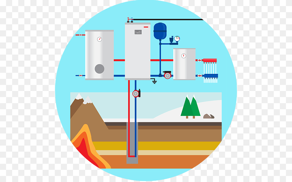 Qodef Image With Icon Clipart Heat Pump, Device, Electrical Device, Utility Pole, Appliance Free Png Download