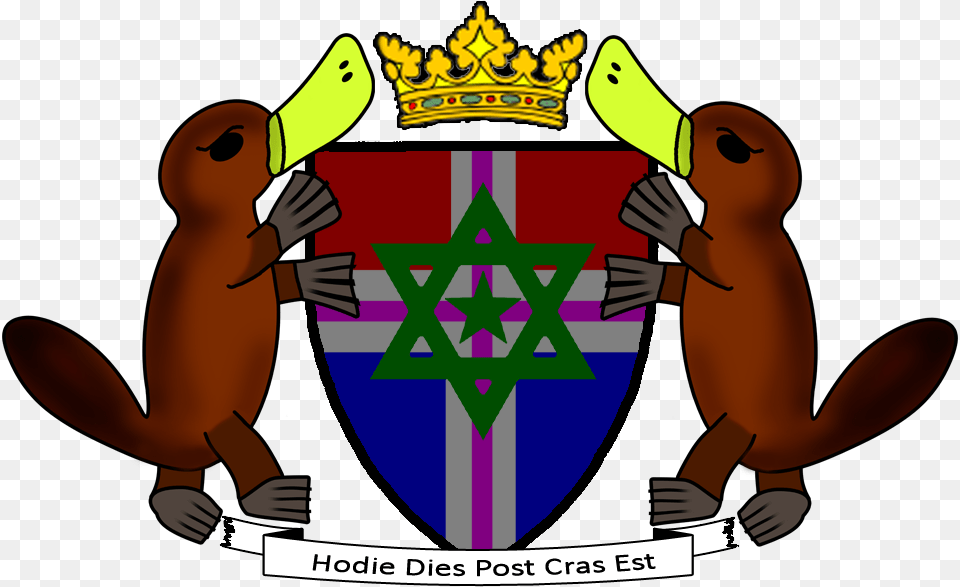 Qootrlnt Coat Of Arms Cartoon, Animal, Mammal, Beaver, Rodent Free Transparent Png