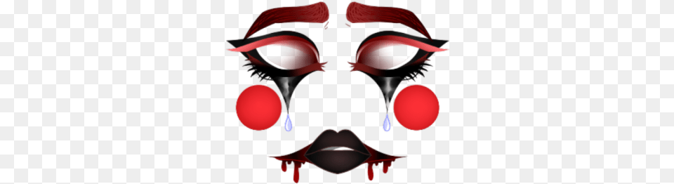 Qosmedix Sad Clown Roblox For Adult, Art, Graphics, Female, Person Free Transparent Png