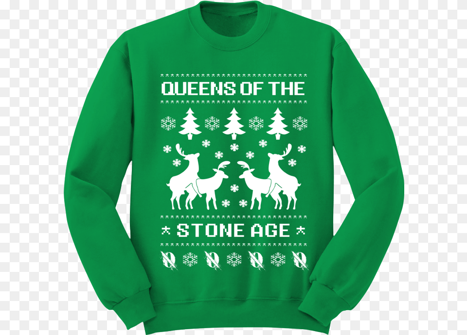 Qotsa Queens Of The Stone Age Renas, Sweatshirt, Clothing, Hoodie, Knitwear Png Image