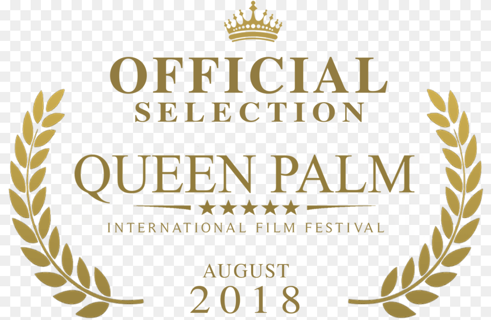 Qpiff Official Selection Crown Laurel Queen Palm International Film Festival Icon Award, Text, Symbol, Hanukkah Menorah Png Image