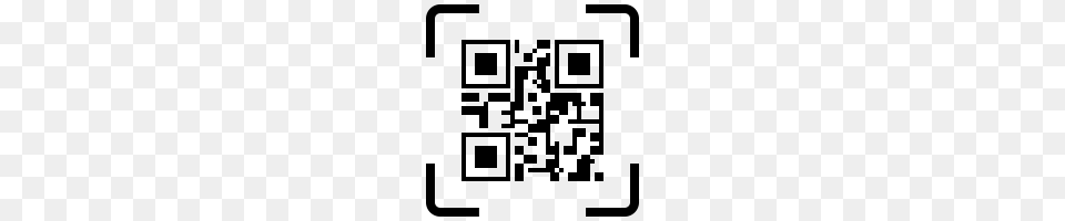 Qr Code Icon Image, Gray Free Transparent Png