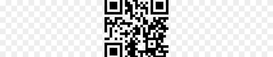 Qr Code Image, Gray Free Transparent Png