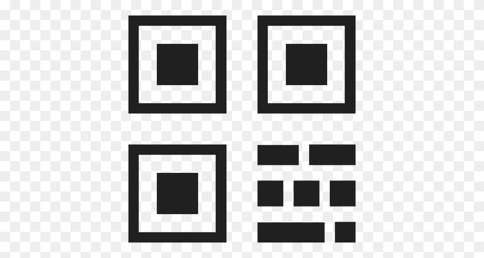 Qr Code Minimono Icon Free Of Snipicons Minimono, Text, Art Png Image