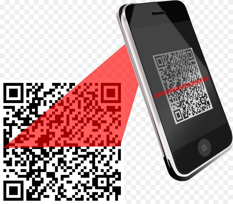 Qr Code Mobile Phone, Electronics, Mobile Phone, Qr Code Free Png