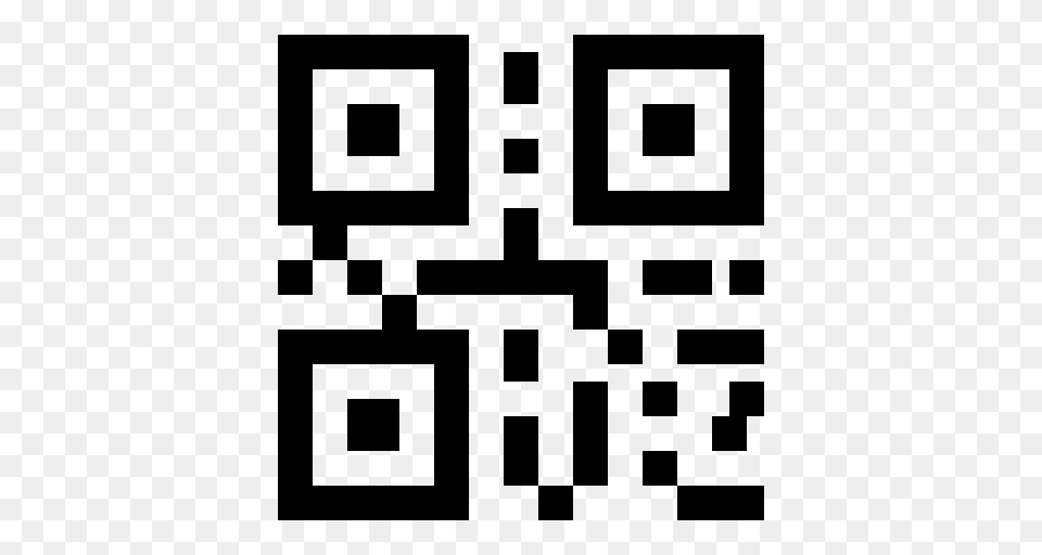 Qr Code Scan Shopping Icon With And Vector Format For, Gray Png Image