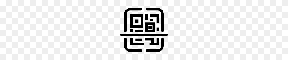 Qr Code Scanner Icons Noun Project, Gray Png