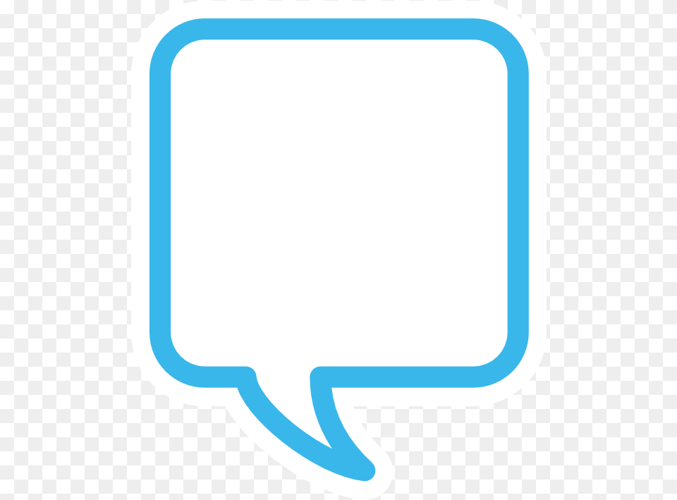 Qr Code Speech Bubble Template, White Board, Sticker Png Image