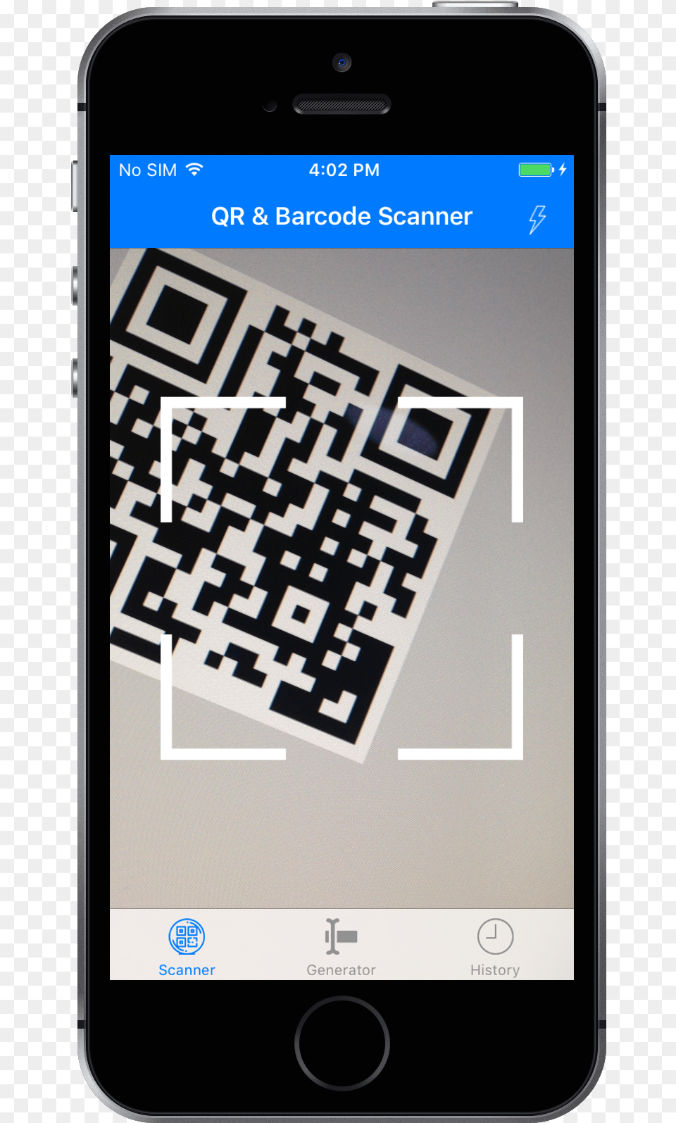 Qr Code U0026 Barcode Scanner And Generator For Ios Swift With Admob Phone Qr Code Scanner, Electronics, Mobile Phone, Qr Code Free Png