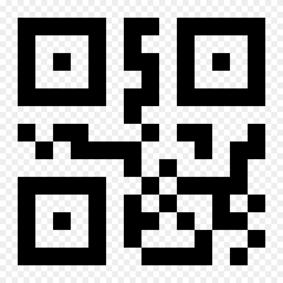 Qr Icon, Gray Free Png Download