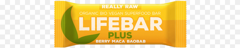 Qs Lifebar Lifefood Organic Lifebar Plus Berry Maca Baobab Glutenfree, Gum Png