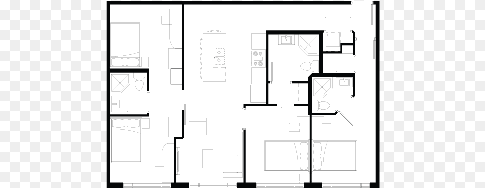 Quad Floor Plan, Diagram, Floor Plan Free Png Download