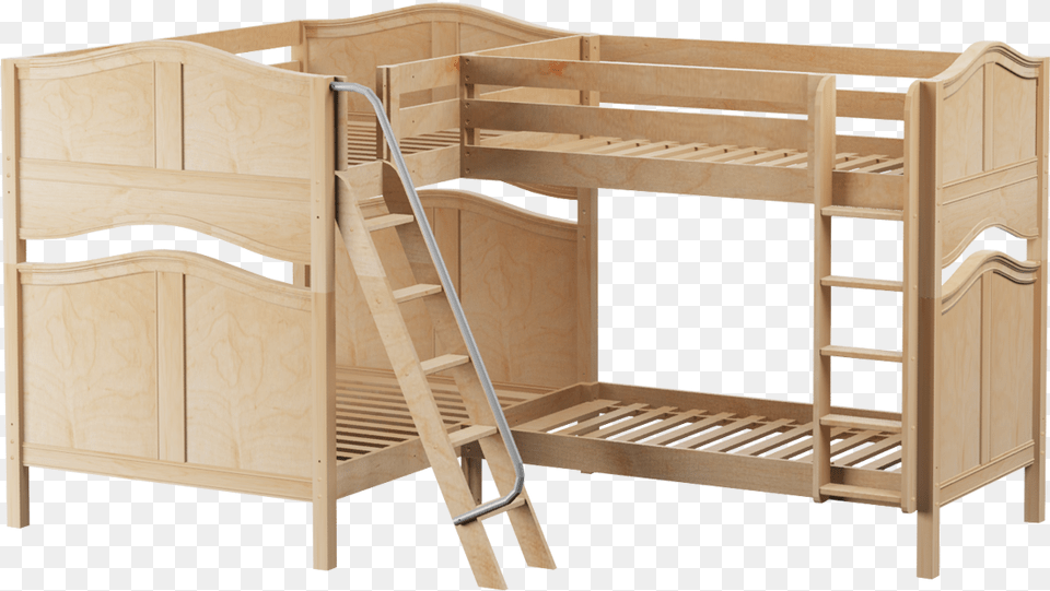 Quadrant Nc Bunk Bed, Bunk Bed, Crib, Furniture, Infant Bed Free Png