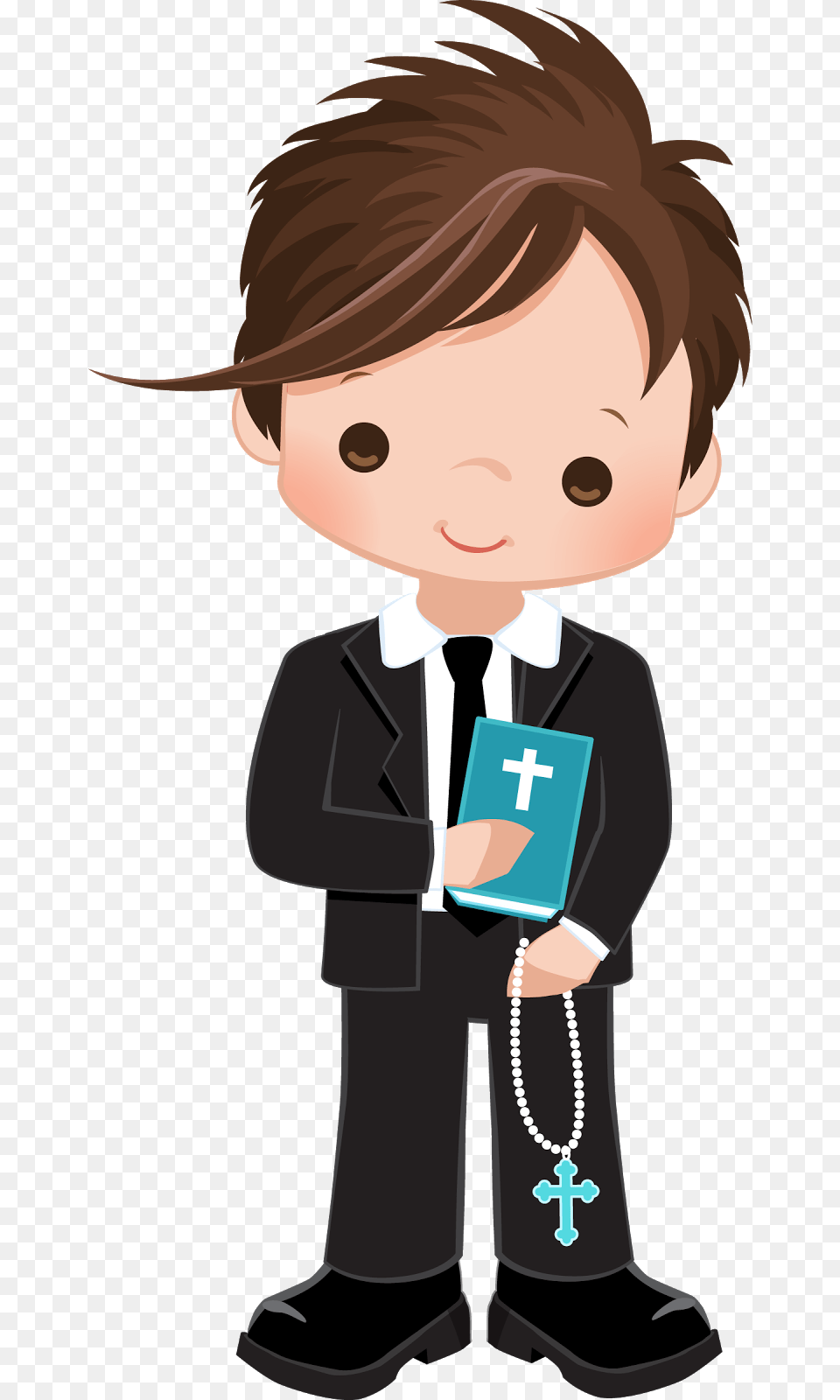 Quadrinho Communion First, Baby, Person, Publication, Formal Wear Free Png Download