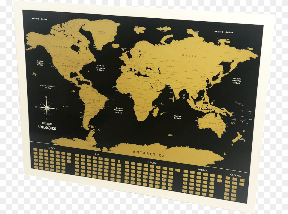 Quadro Cartina Del Mondo Da Grattare, Chart, Plot, Map, Atlas Png