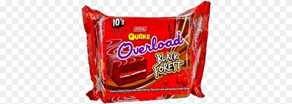 Quake Overload Black Forest Cake 10s Quake Overload Quake Overload Black Forest, Food, Sweets, Ketchup, Candy Free Transparent Png