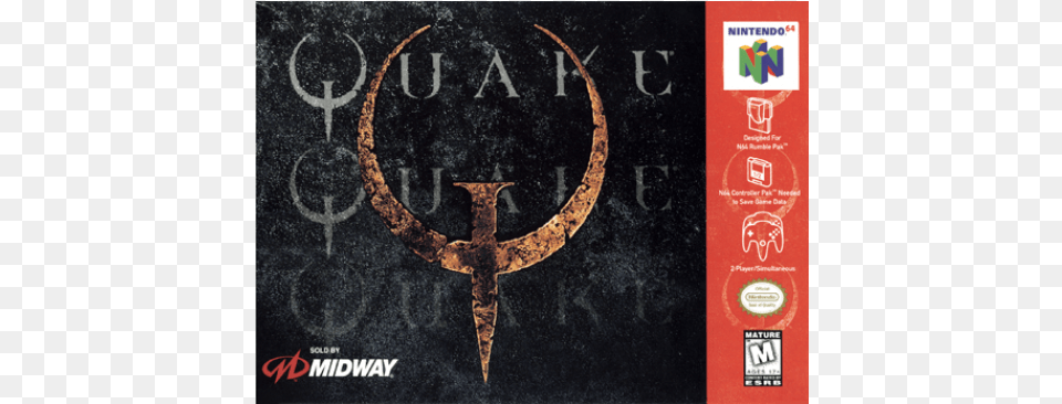 Quake Quake 64 Nintendo 64, Book, Publication Png Image