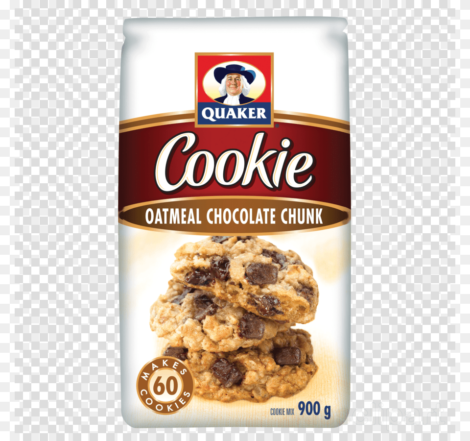 Quaker Double Chocolate Muffin Mix Clipart American Oatmeal Chocolate Chip Muffin Mix, Breakfast, Food, Person Png Image