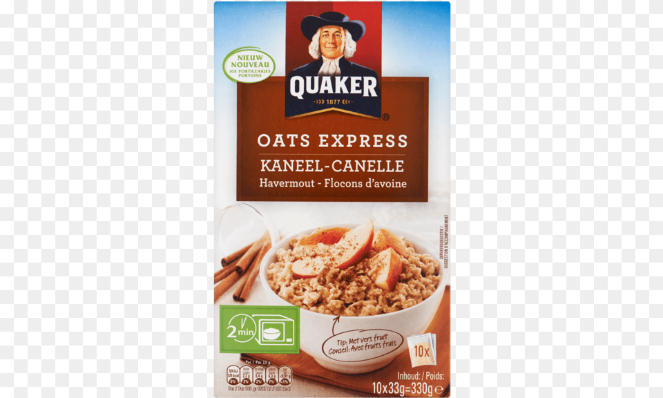 Quaker Oats Express, Breakfast, Food, Oatmeal, Adult Free Transparent Png