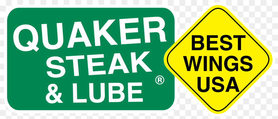 Quaker Steak Lube Logo Quaker Steak And Lube Logo, Sign, Symbol, Road Sign, Scoreboard Png Image