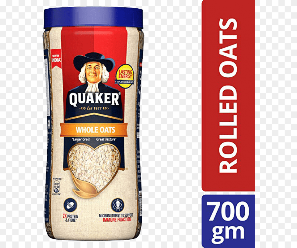 Quaker Whole Oats 700gm Jar, Adult, Female, Person, Woman Free Png Download