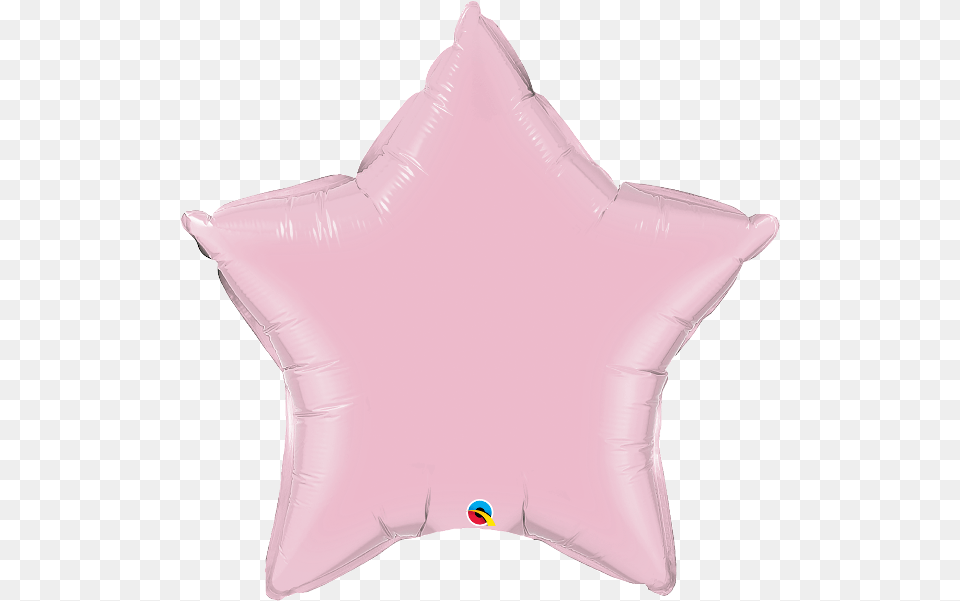 Qualatex 36 Inch Light Pink Star Foil Star Balloon, Cushion, Home Decor, Symbol, Animal Free Png