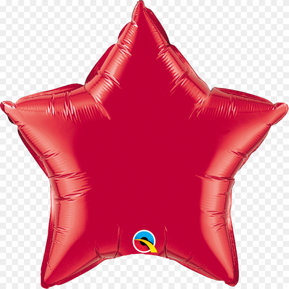 Qualatex 36 Inch Red Star Foil Balloons Star Shaped Balloons, Cushion, Home Decor, Inflatable, Balloon Free Png Download