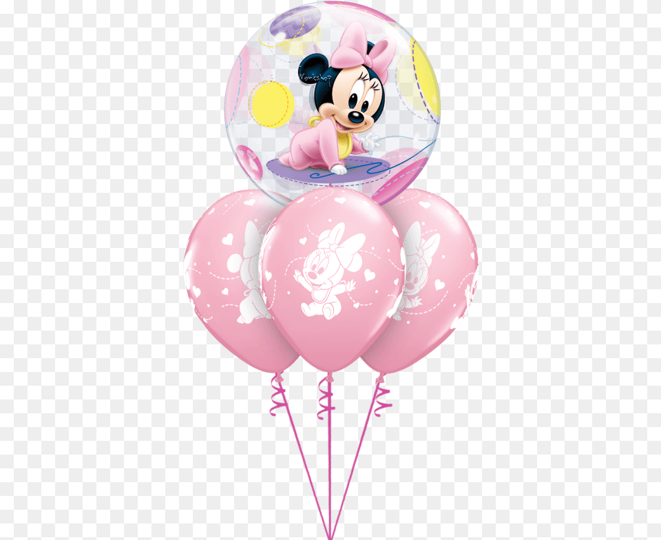 Qualatex Bubbles Minnie Mouse, Balloon Free Transparent Png