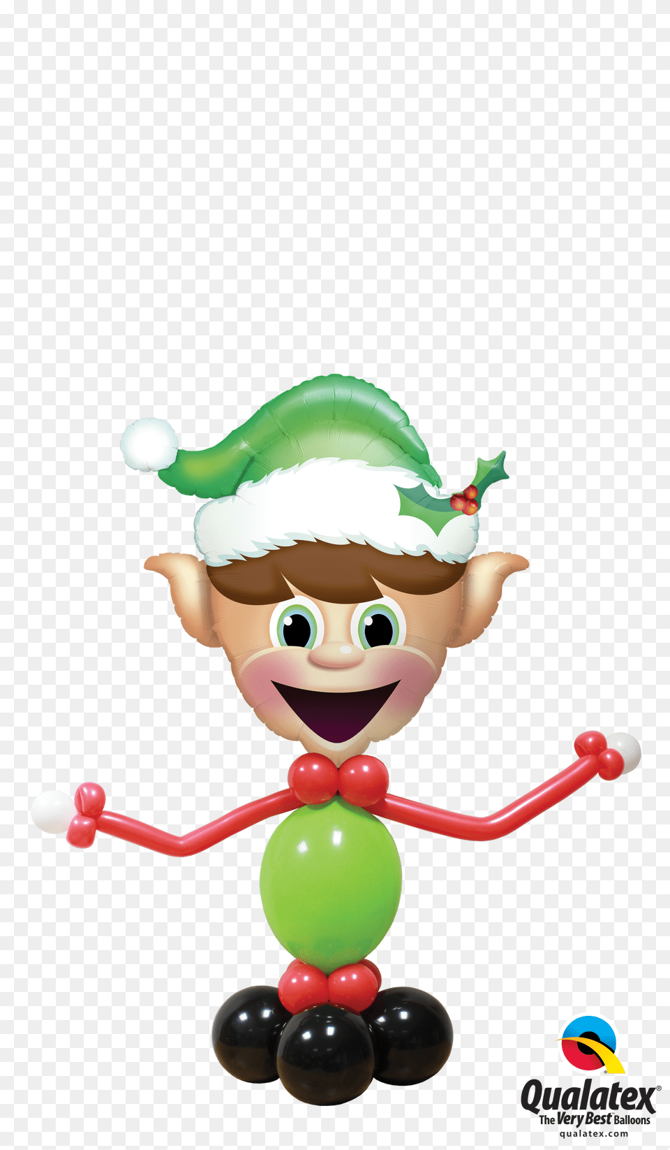 Qualatex Christmas Balloons Elf Supershape Balloon, Baby, Person Free Png Download