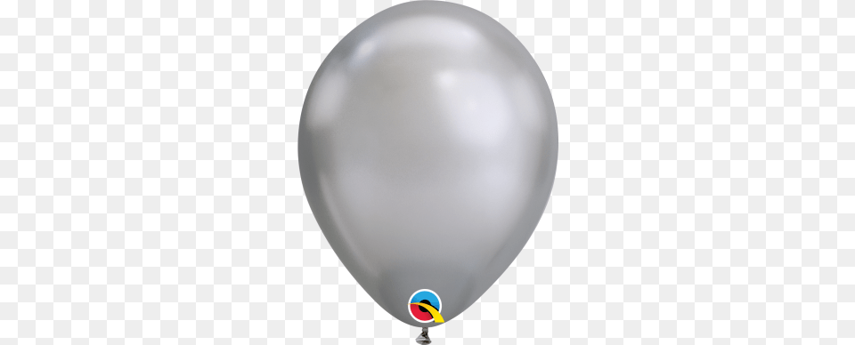 Qualatex Latex Chrome Silver, Balloon, Helmet Free Png Download