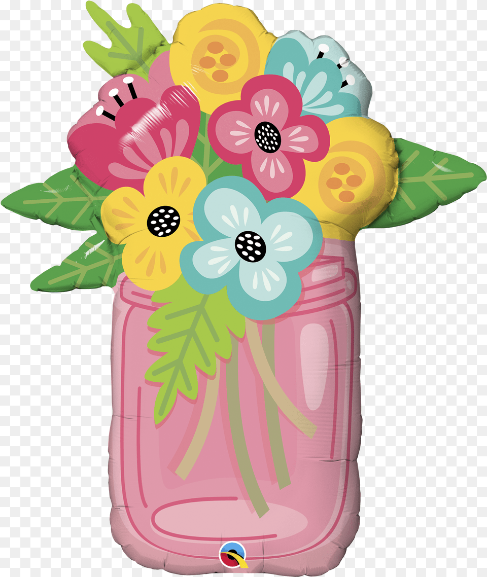 Qualatex Mothers Day Balloon Bouquets, Art, Pottery, Plant, Pattern Png Image