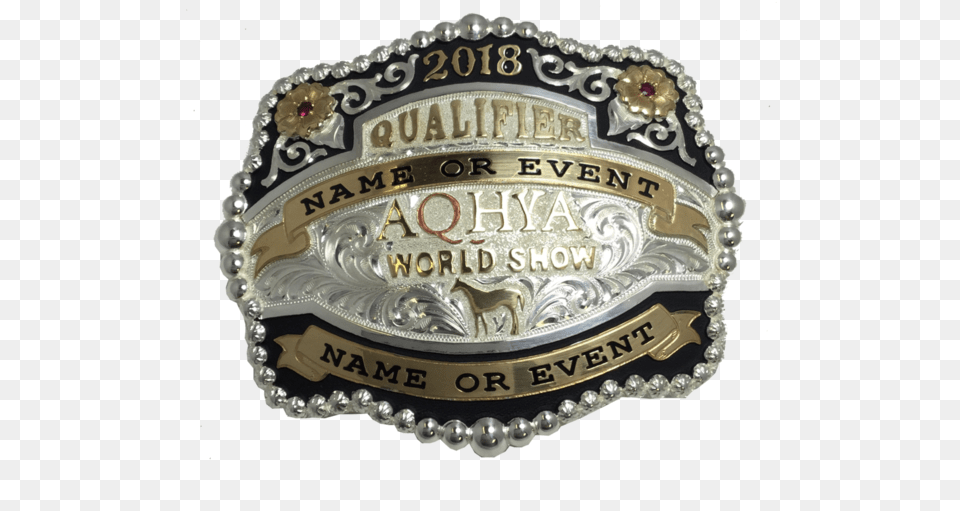 Qualifier Aqha Youth World Show Buckle 2018 Aqha World Show Qualifier Buckle, Accessories, Badge, Logo, Symbol Free Transparent Png