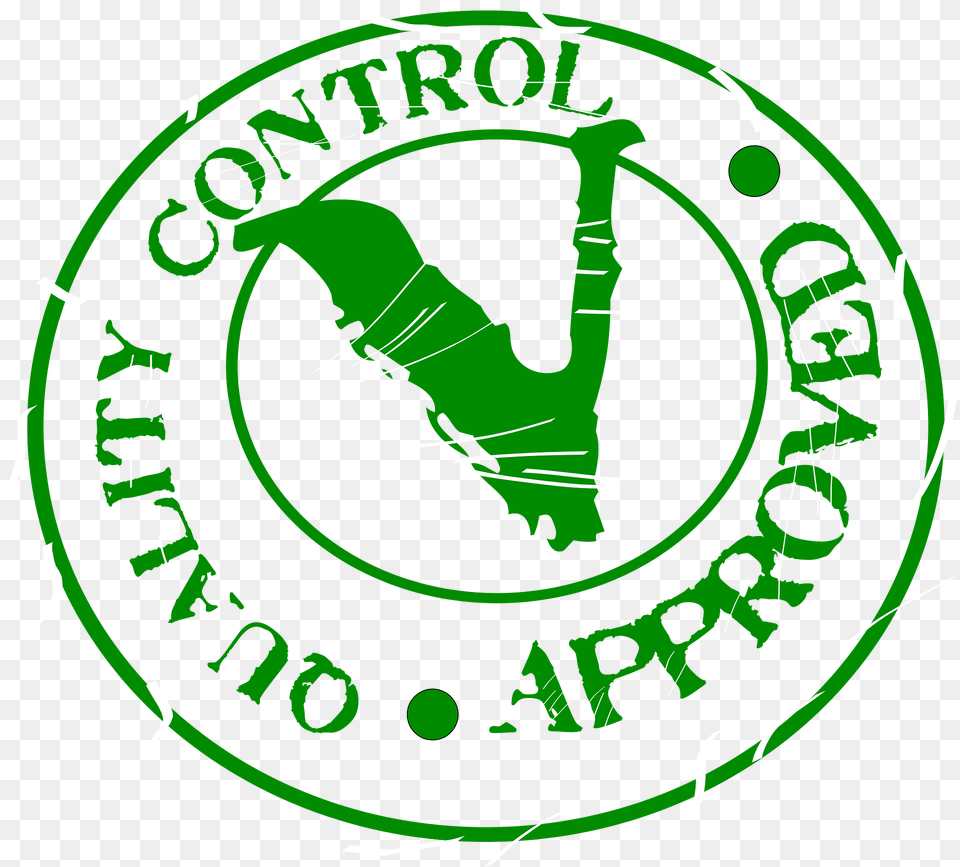 Quality Control Approved Clipart, Green, Ammunition, Grenade, Logo Png