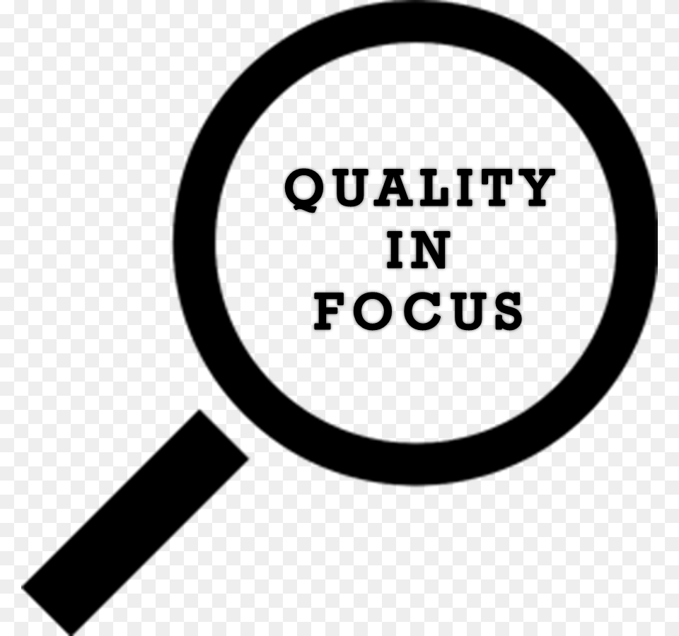 Quality Focus On Quality, Magnifying Free Png