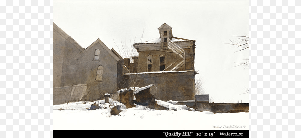 Quality Hill Dean Mitchell Studio Watercolor Painting, Architecture, Monastery, Building, Outdoors Free Png