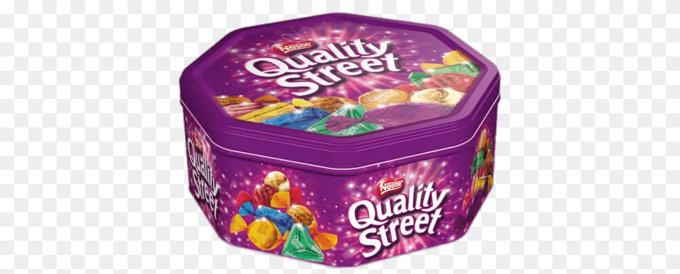 Quality Street Chocolate Tin Side View, Food, Sweets, Citrus Fruit, Fruit Png